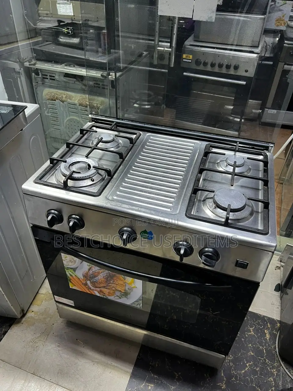 Jioko Oven Full Ges Plate 4 Ila Kubwa Saaana Na Used Clean