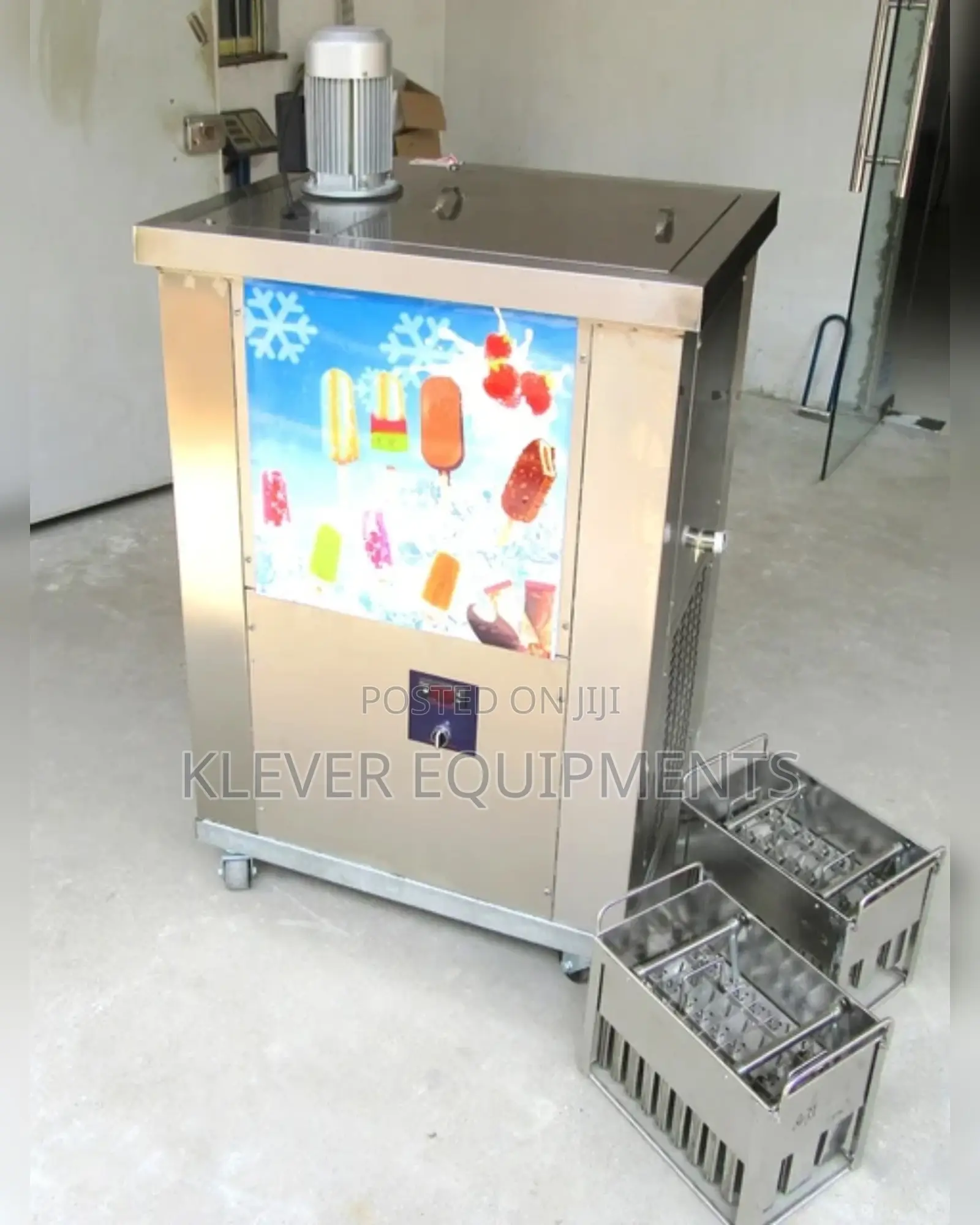 Commercial Electric Popsicle Machine With 2 Moulds
