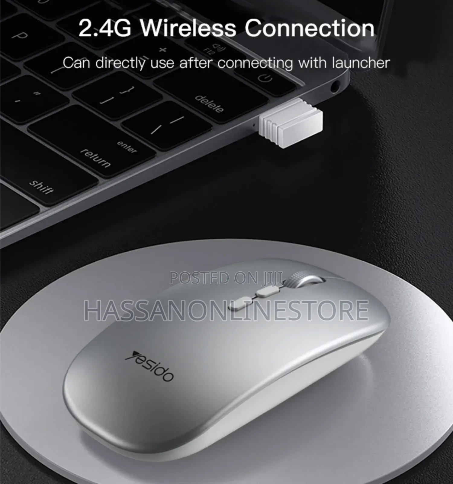 Yesido KB15 Slim 2.4G Rechargeable Wireless Mouse