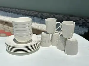 Dinner Sate Plate Sahani 6  Bakuli 6 Na Vikombe 6