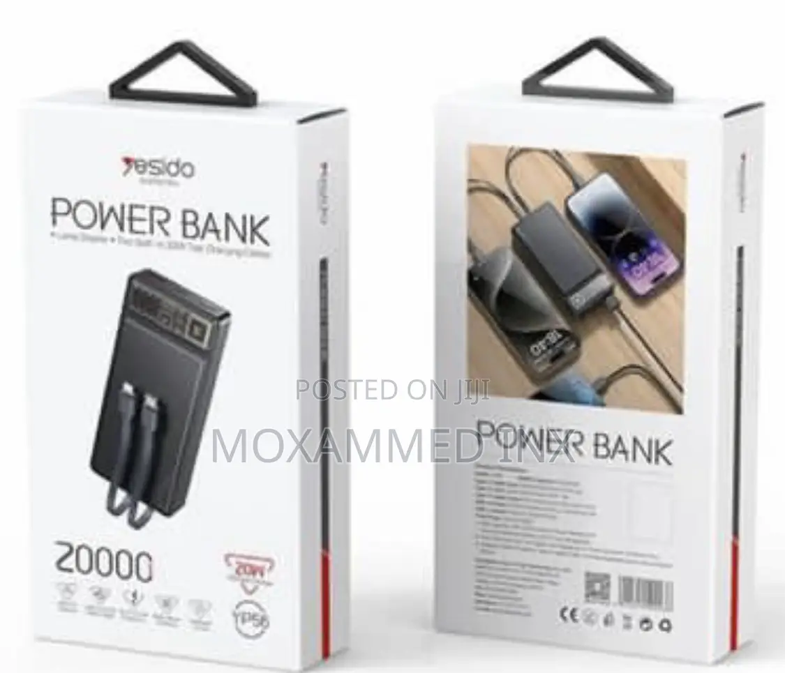 Yesido YP56 20w Powerbank 20,000mah Battery