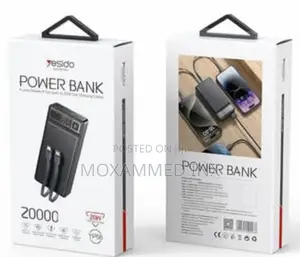 Yesido YP56 20w Powerbank 20,000mah Battery