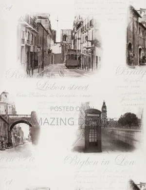 Vintage Travel Wallpaper Design