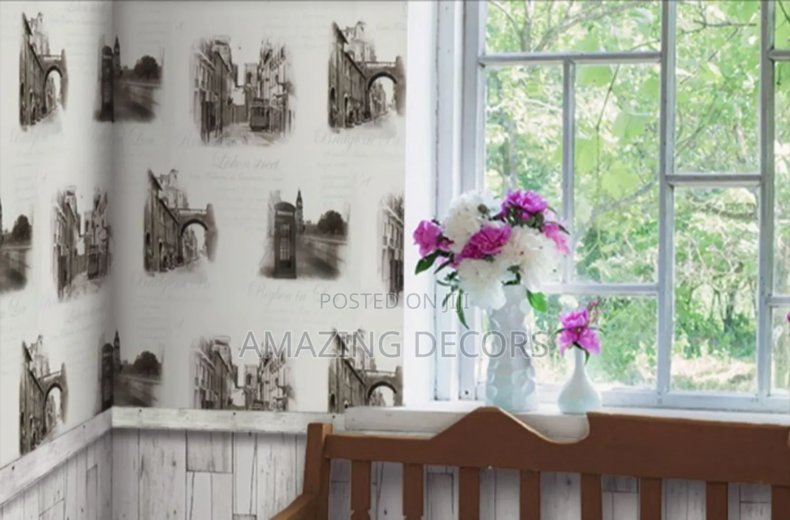 Vintage Travel Wallpaper Design