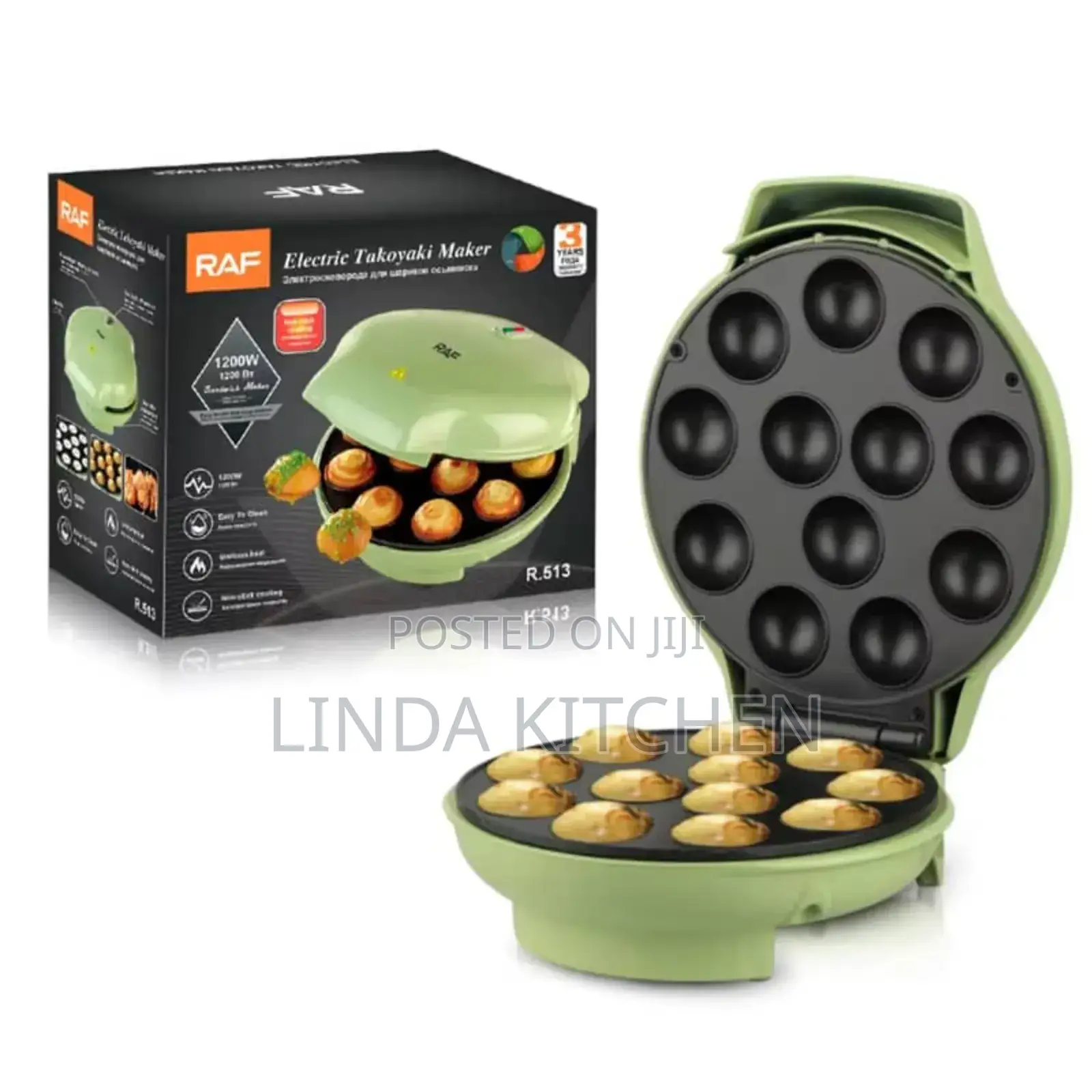 Electric Takoyaki (Vitumbua) Maker