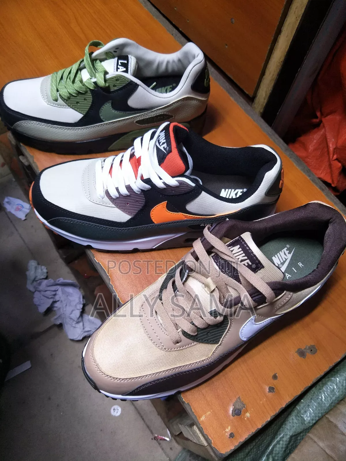 Mens Snakers Airmax Nike Material Leather