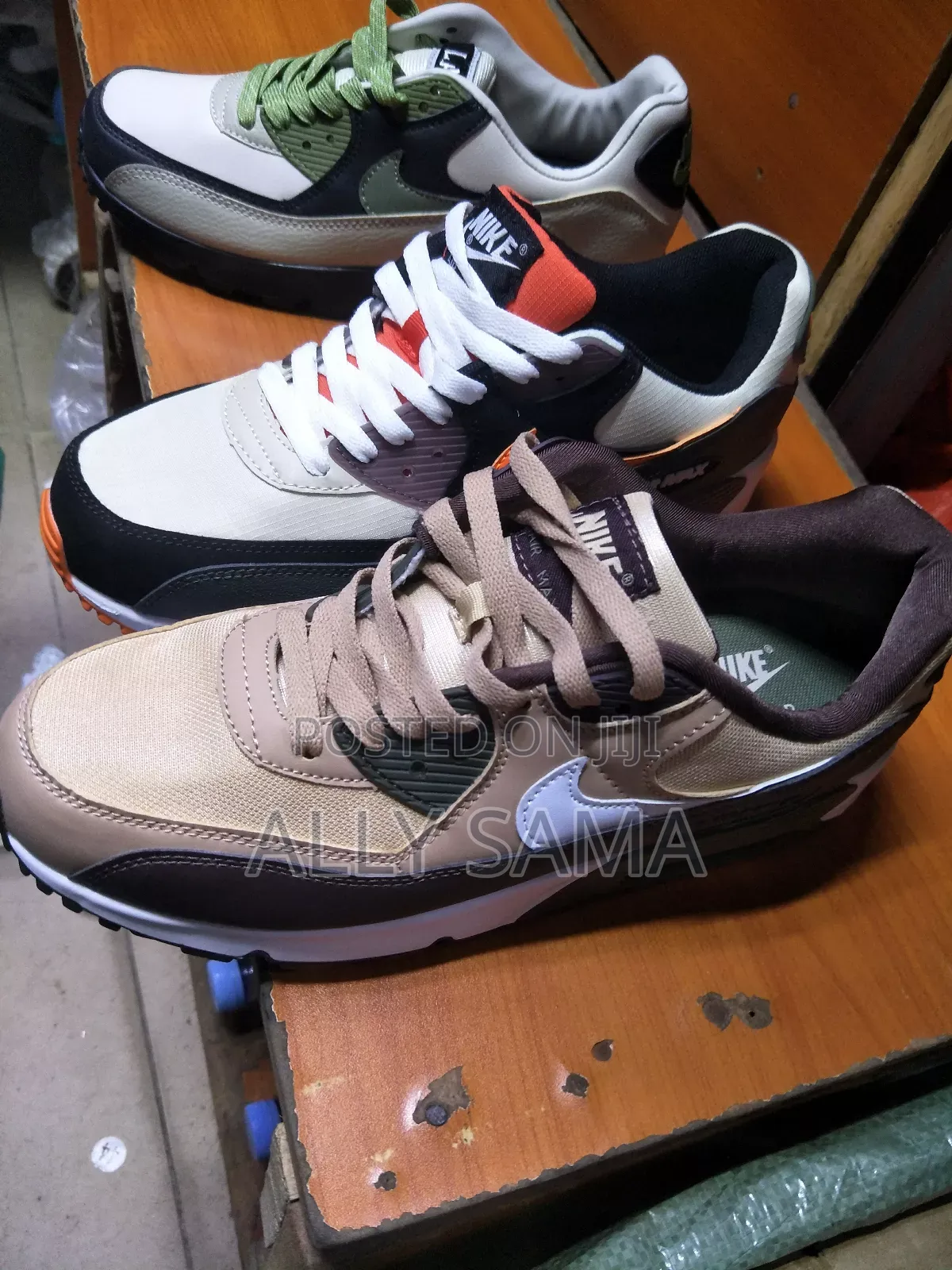 Mens Snakers Airmax Nike Material Leather