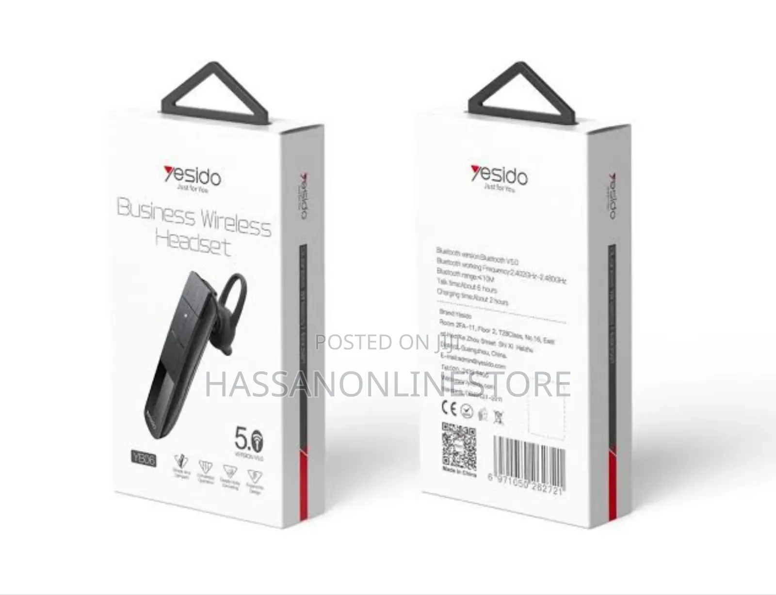 Yesido YB06 360 Degree Rotation Business Single Hook Earbud