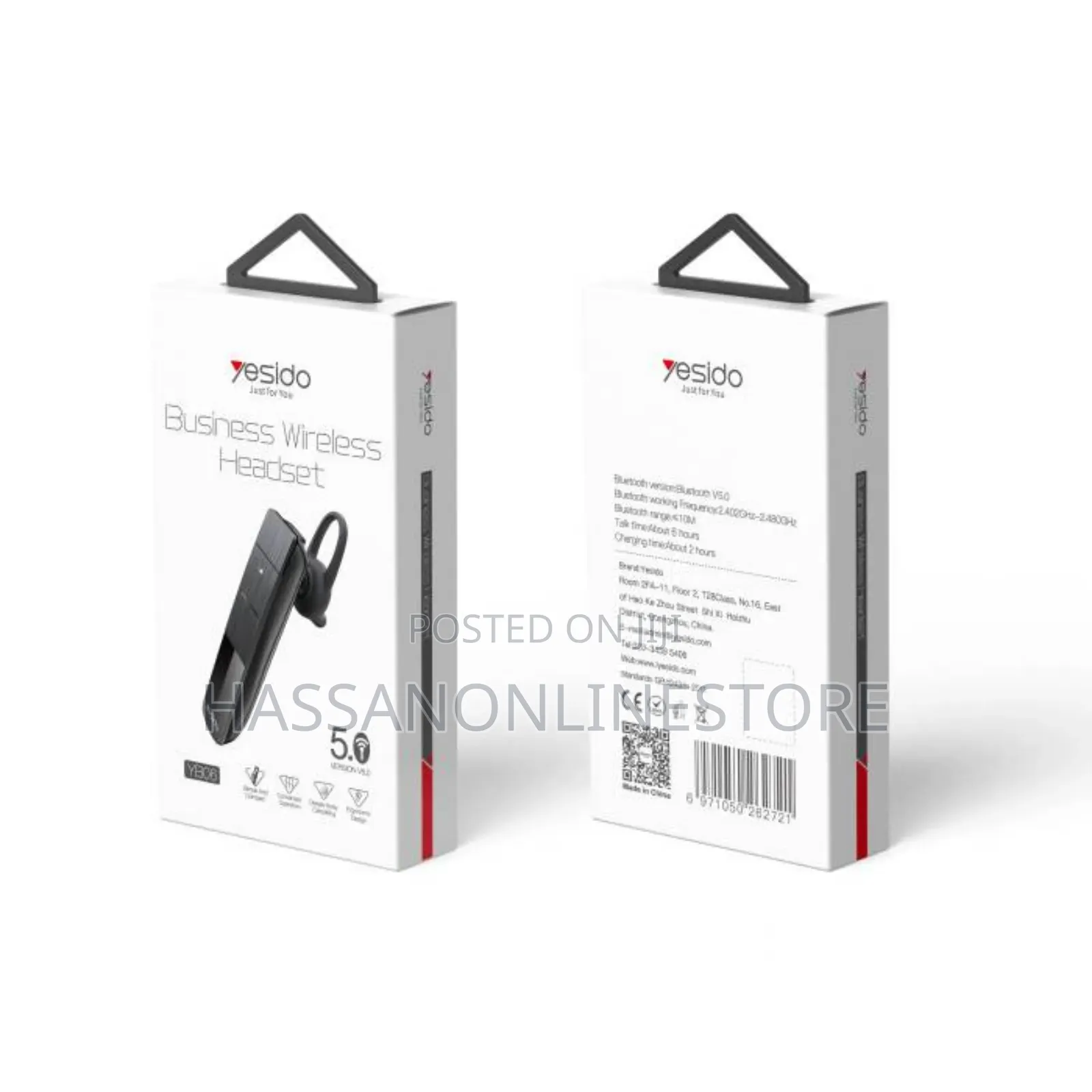 Yesido YB06 360 Degree Rotation Business Single Hook Earbud