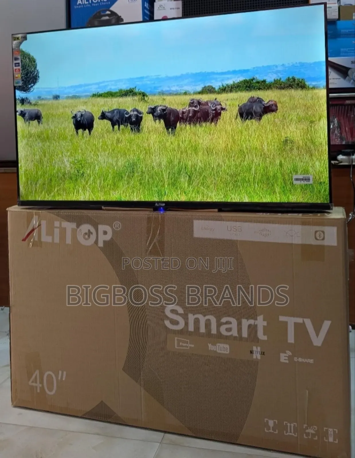 Alitop 40 Inches Smart Frameless