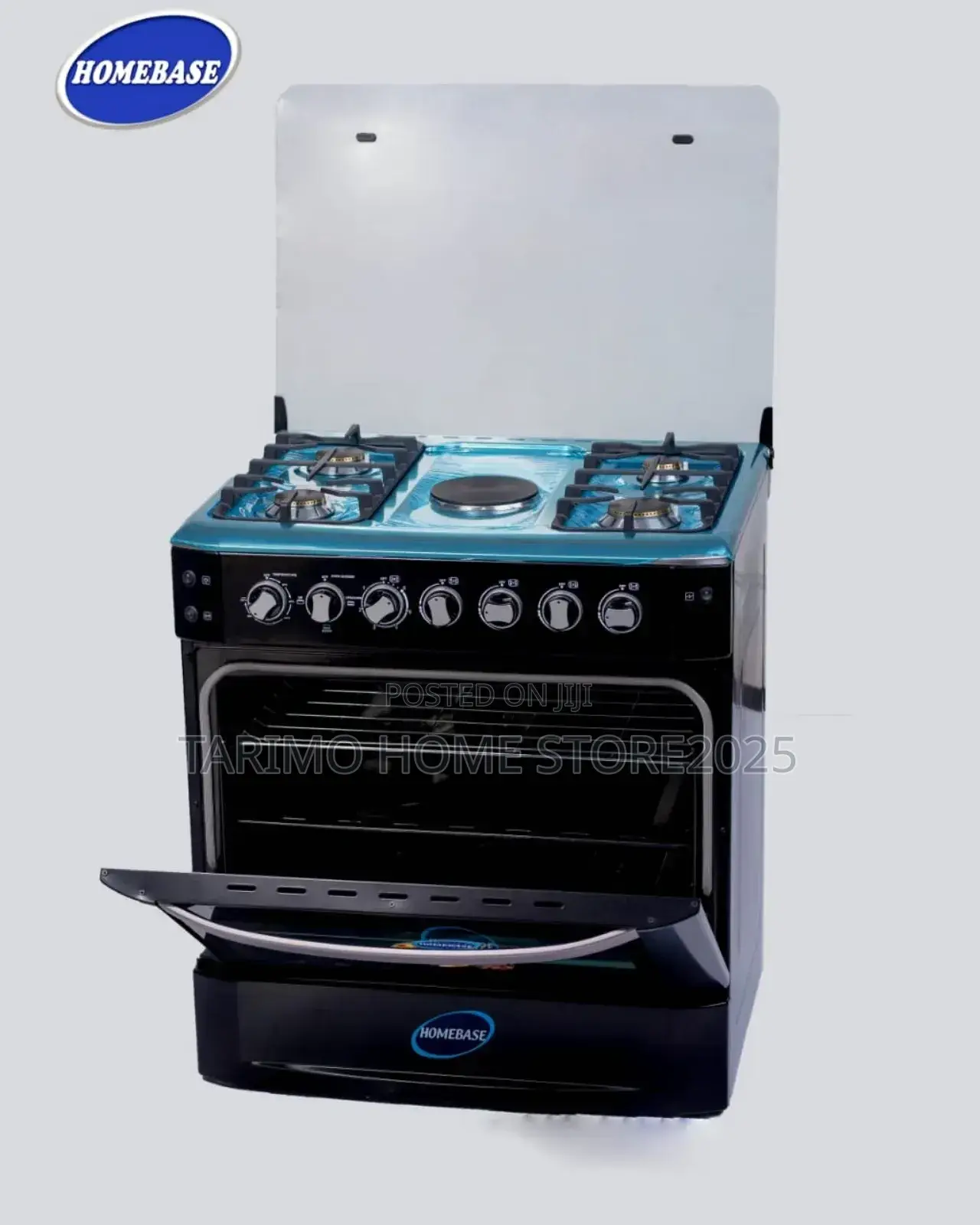 *Cooker HB-C800-QB _(90*60)Cm_ |4gas Hobs + 1 Electric