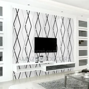 Diamond Stripe Velvet Wallpaper