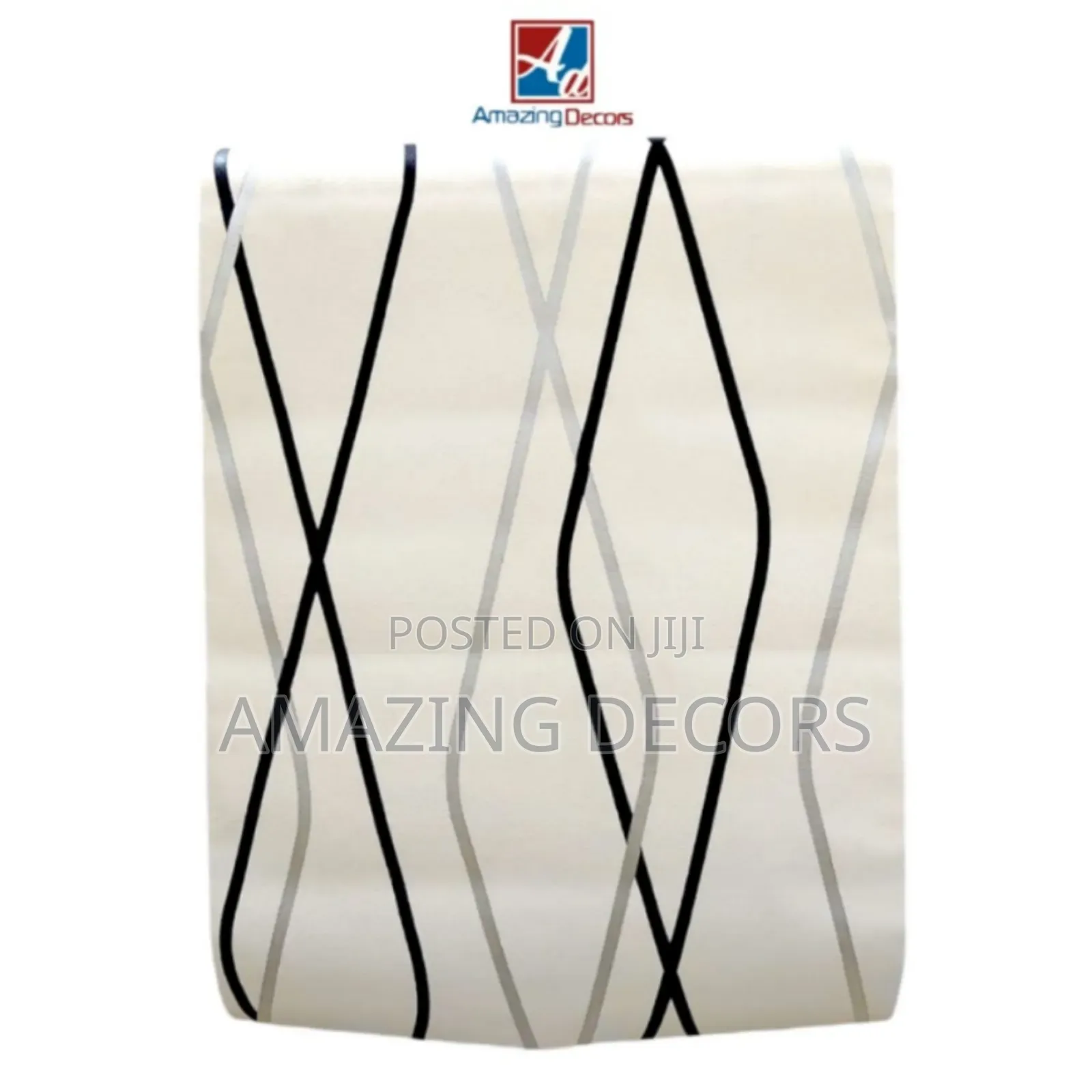 Diamond Stripe Velvet Wallpaper