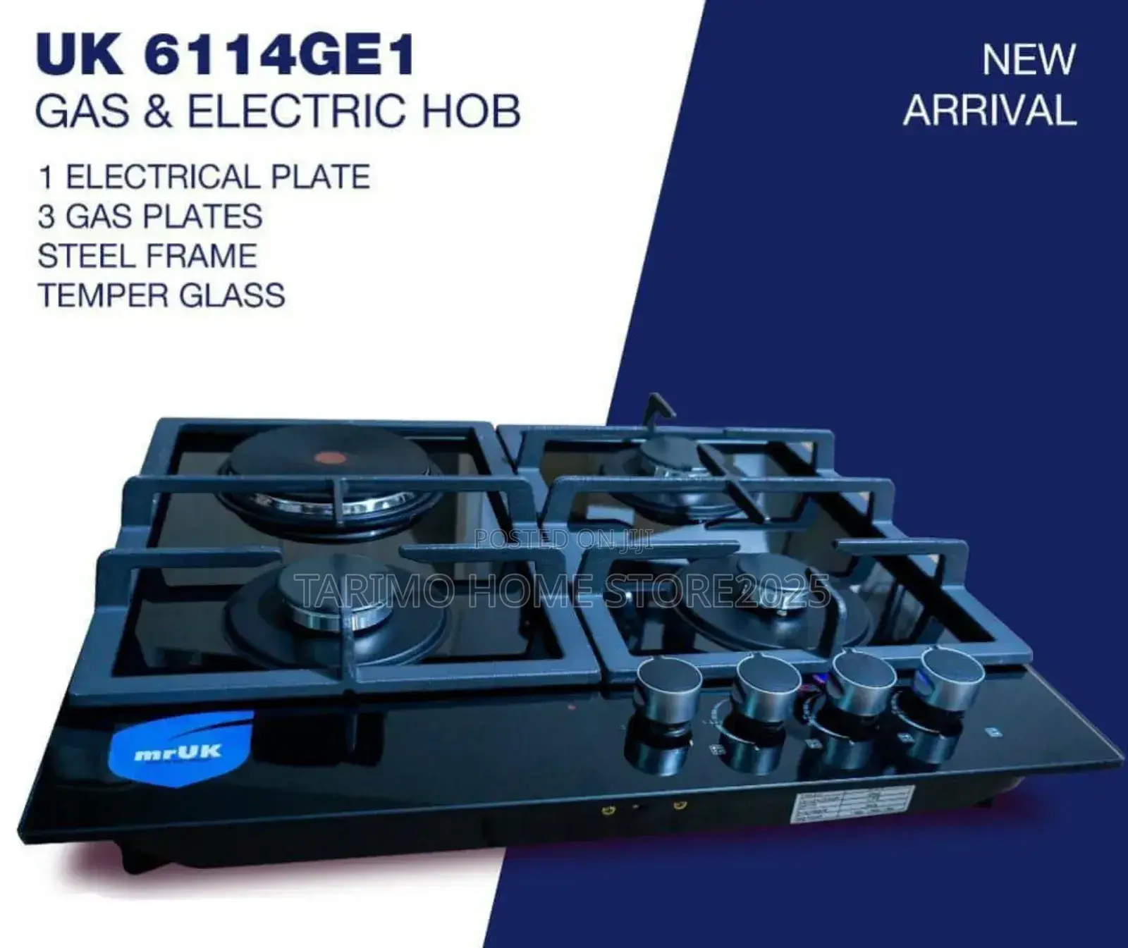 Gas Electric Hob Plates GAS 1 Plate Umeme Ni Kioo