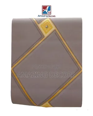Rhombus Patterned Velvet Wallpaper