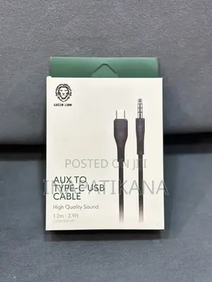 Green Lion Aux to Type- C USB Cable