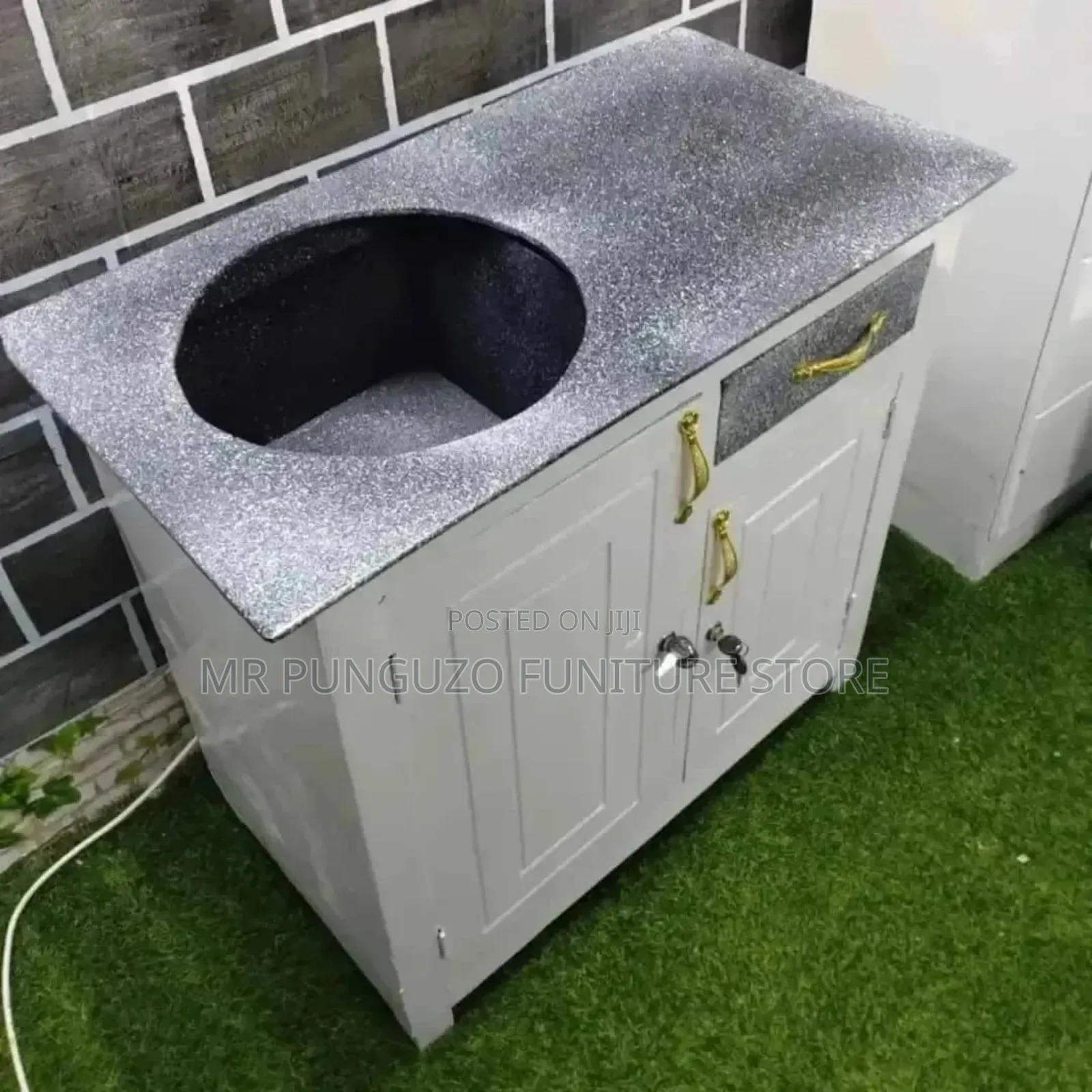 Kitchen Cabinet Classic Meza Ya Jiko Milango Miwili