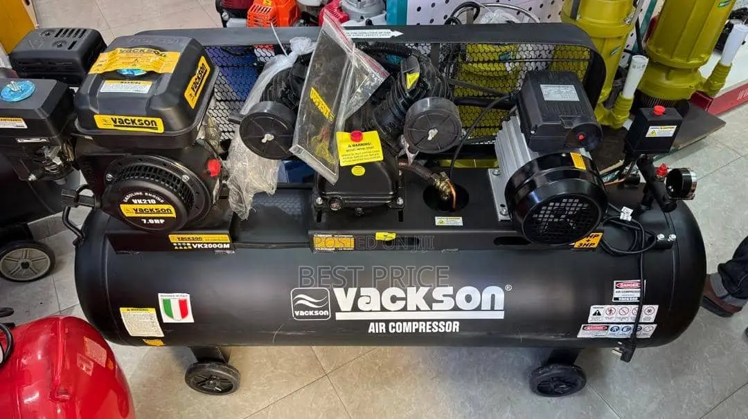 Vackson Air Compressor 200 Liter Double Function 3.5 HP