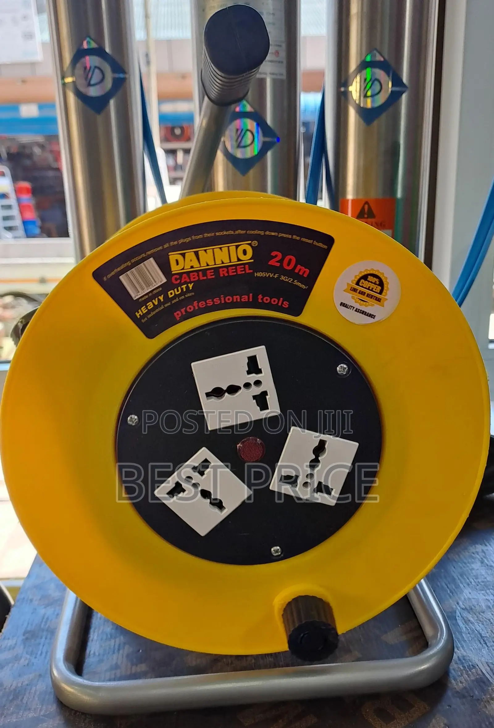 Dannio Cable Reel 2.5 Heavy Duty 20m