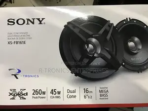 Sony Xs-Fb161e 260 W Dual Cone Car Speaker, 16 Cm Size