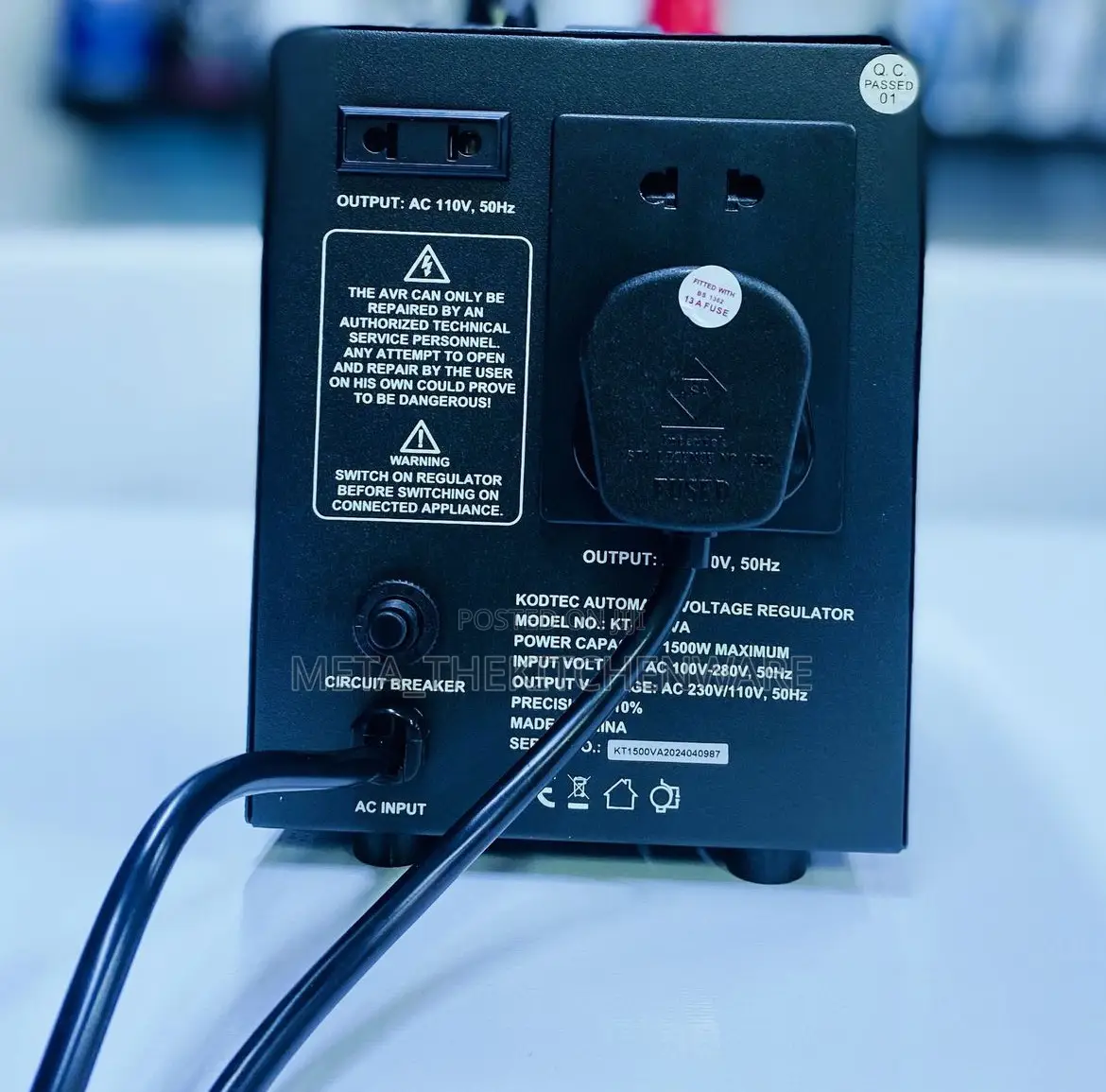 Kodtec Automatic Voltage Regulator (Stabilizer) 2000W