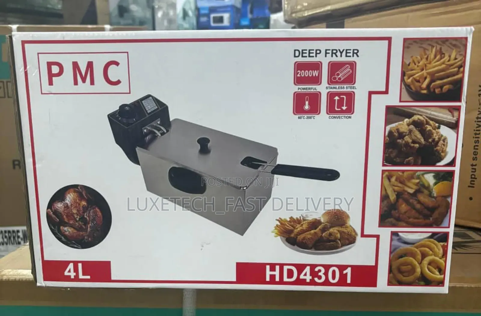 Deep Fryer 4L Stainless Steel/Deep Fryer Ya Umeme
