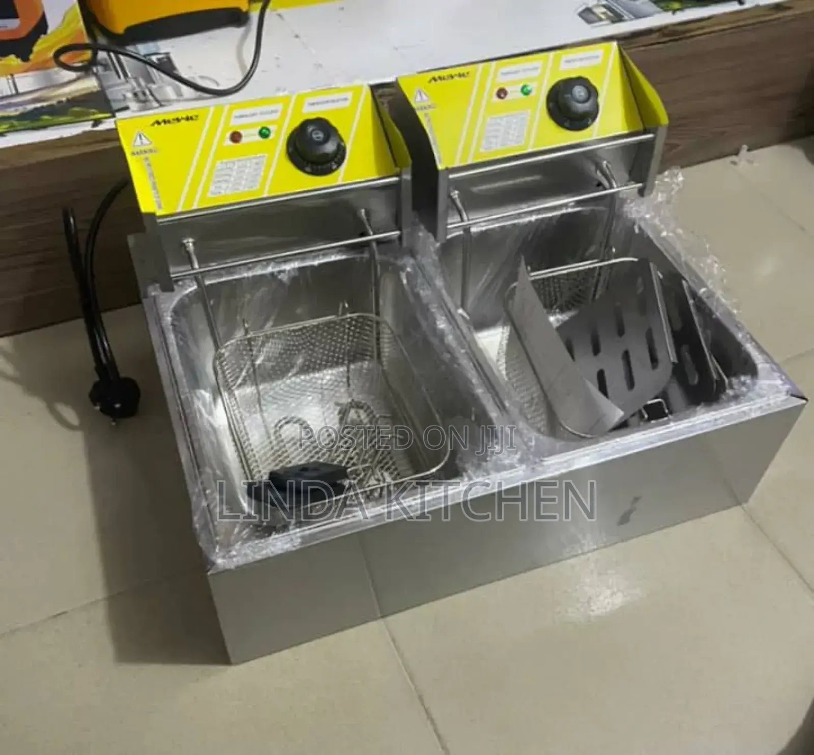 Mewe Double Deep Fryer 12lts