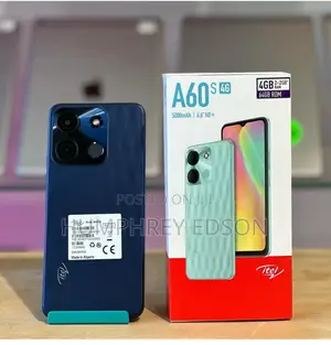 New Itel A60s 128 GB Black
