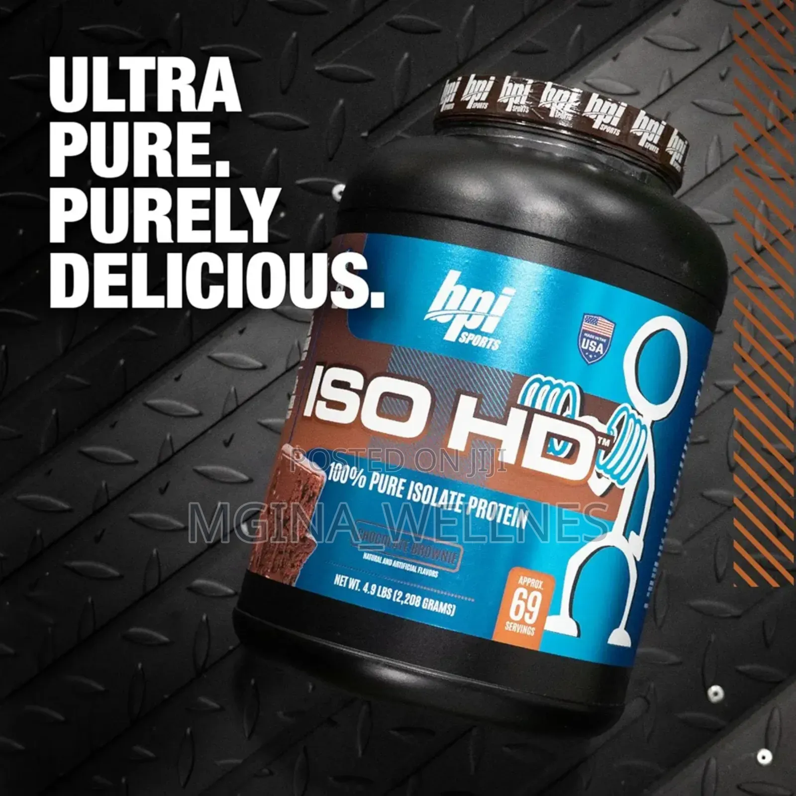 ISO HD Isolate Protein Chocolate Brownie - 69 Servings