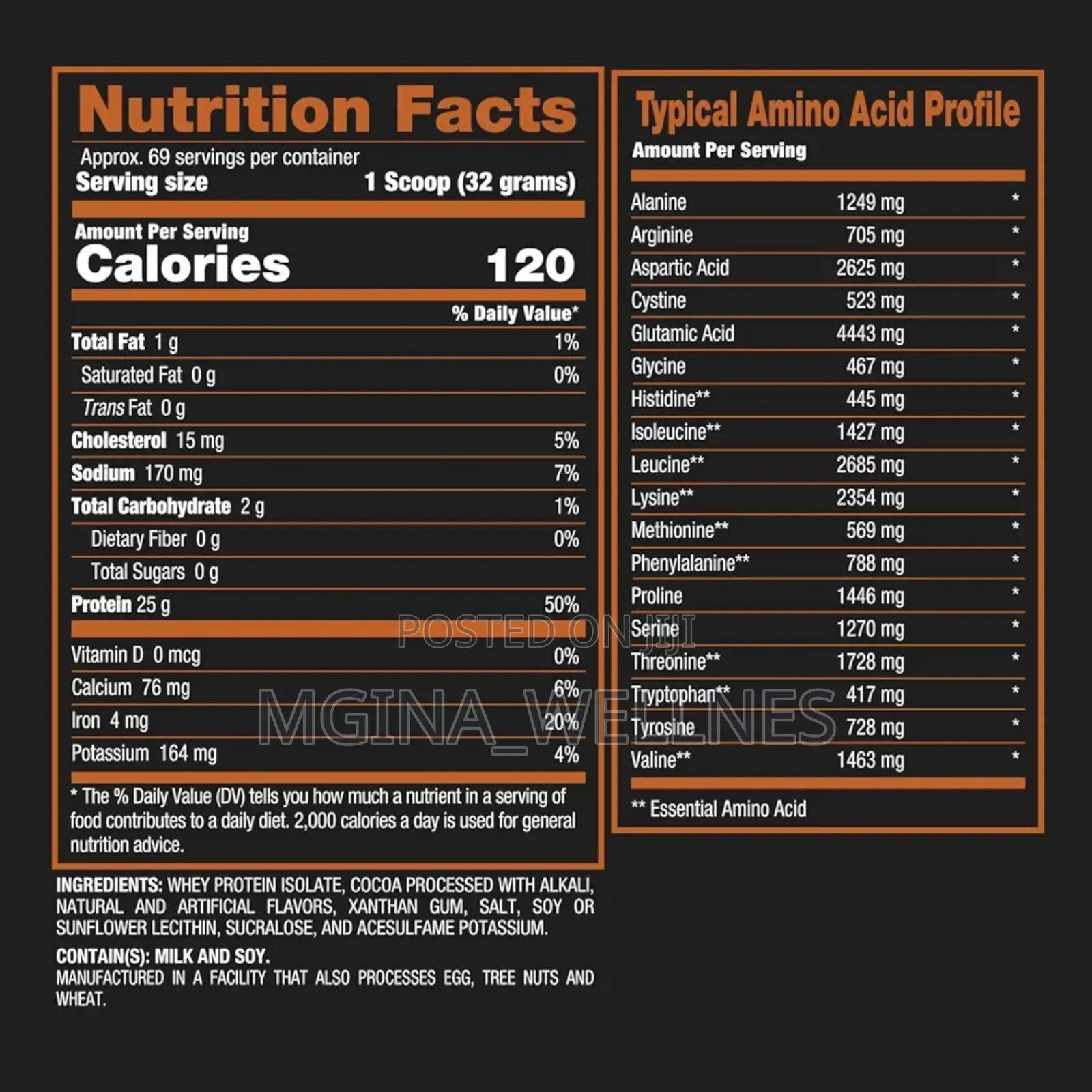 ISO HD Isolate Protein Chocolate Brownie - 69 Servings