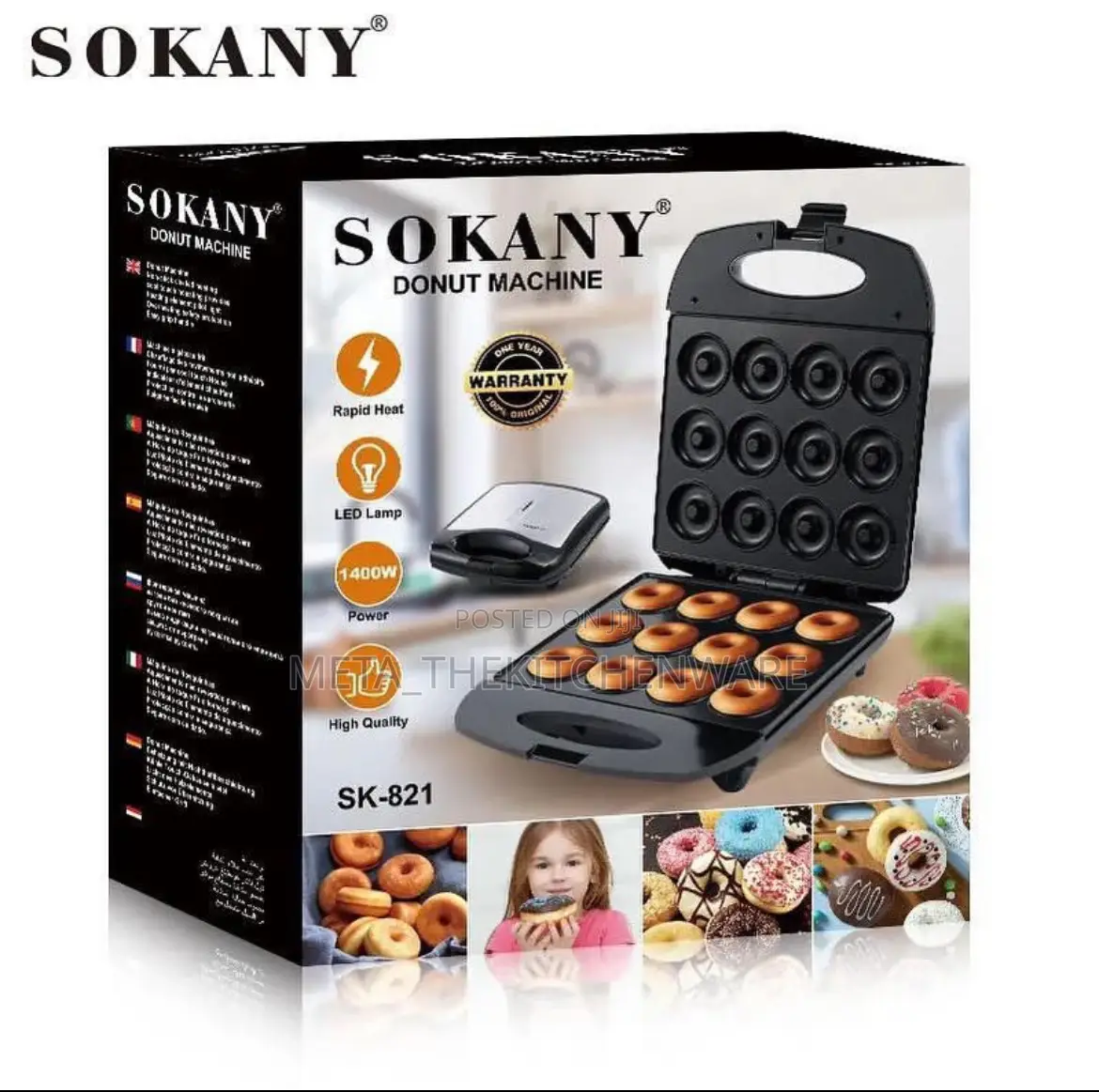 Sokany Donut Maker 12holes