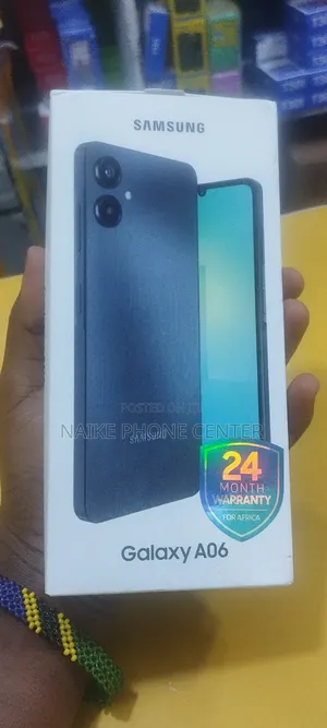New Samsung Galaxy A06 128 GB Black
