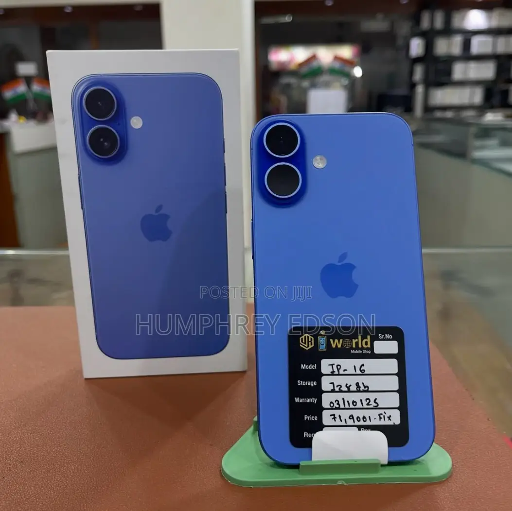 New Apple iPhone 16 128 GB Blue