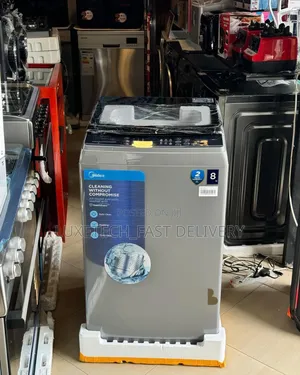 Midea Washing Machine 8kg Automatic Top Loader Gray