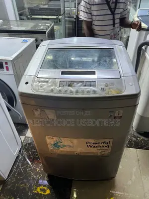 LG Automatiic Washing Machine Kg 14 Inafua Na Kukausha Lal