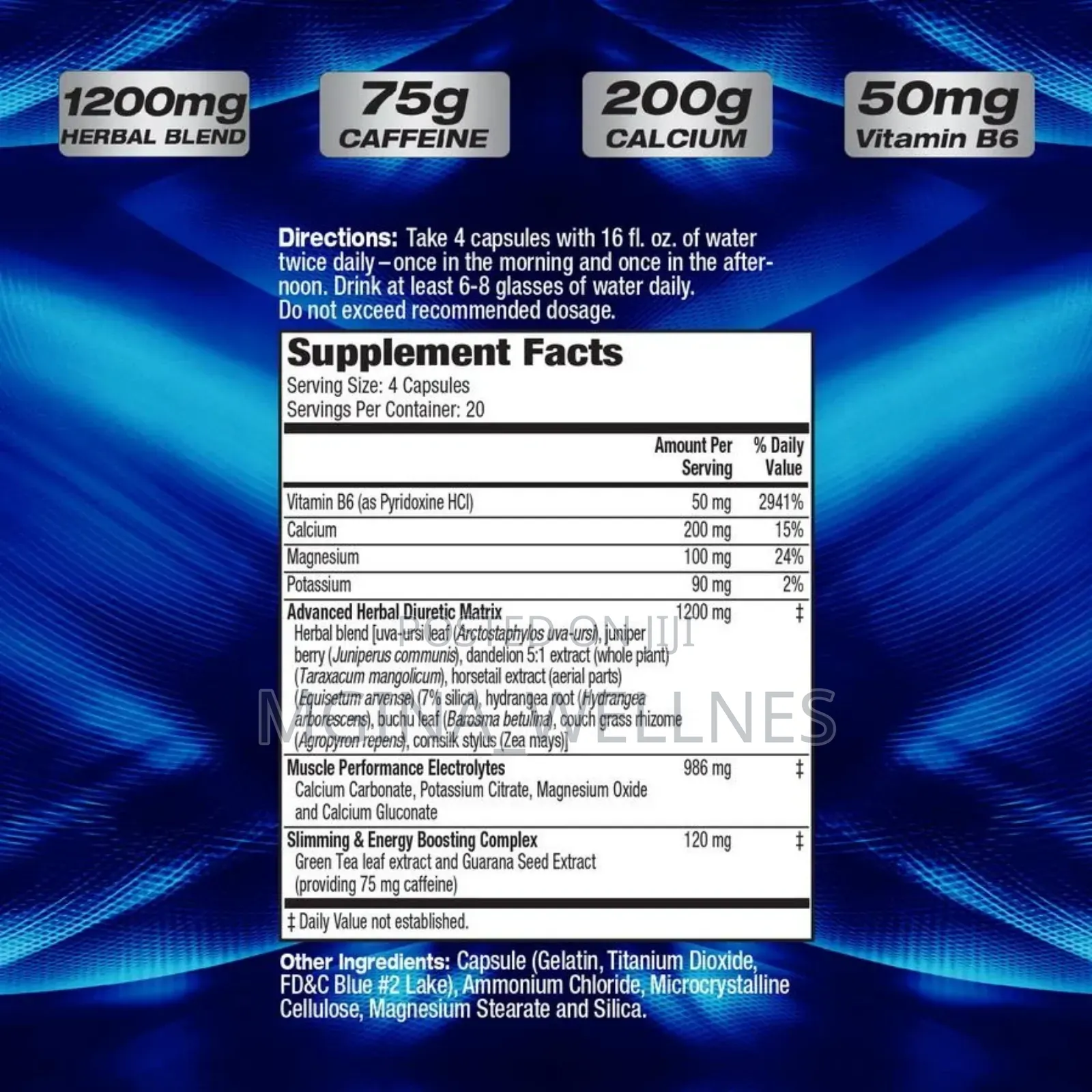 MHP Xpel Diuretic 80 Capsules Maximum Strength
