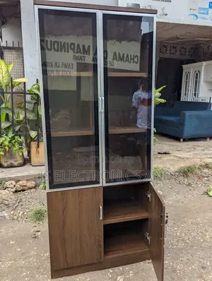 Kabati La Kisasa Milango Miwili La Vioo Viwili