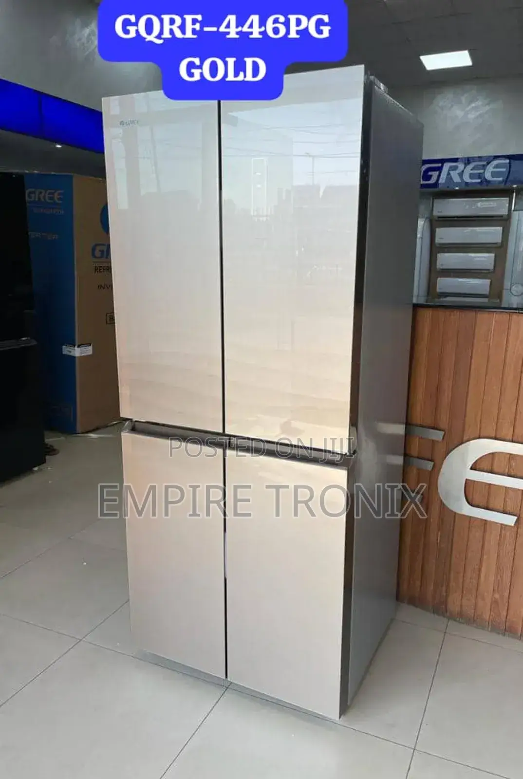 Aero (GQRF-466PG) Side by Side Fridge | Refrigerator 426L