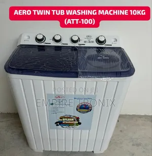 Aero Semi Automatic Twin Tub Washing Machine 10kg (Att-100)