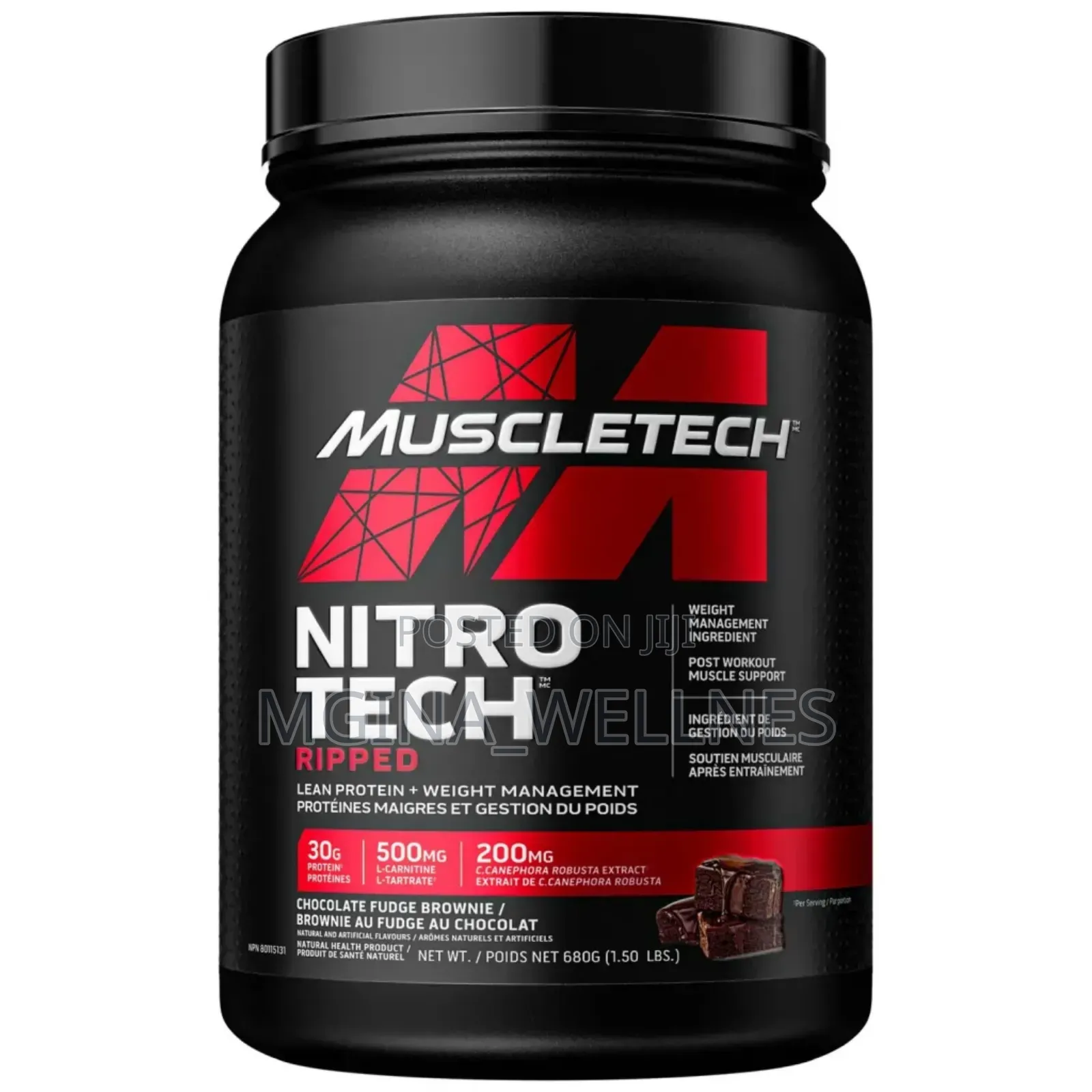 Muscletech Nitrotech Ripped Whey Protein Powder