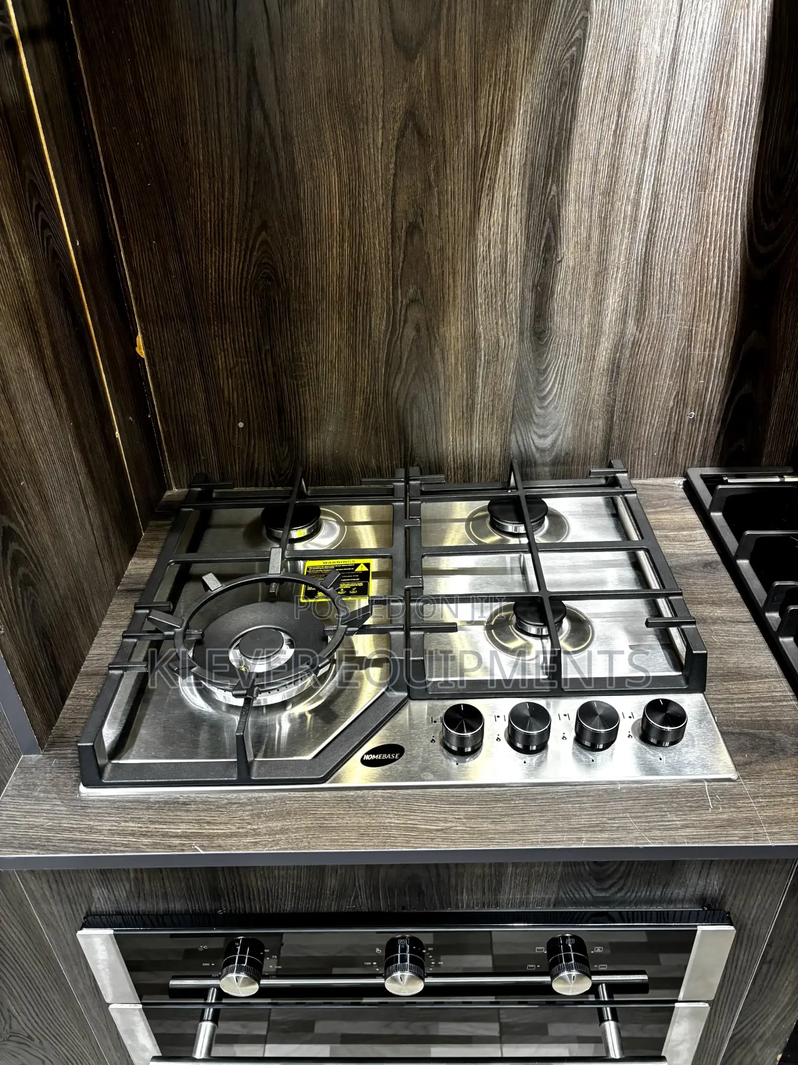 HOMEBASE 4 Burners Gas COOKTOP ᴍᴏᴅᴇʟ; HB-146-SW