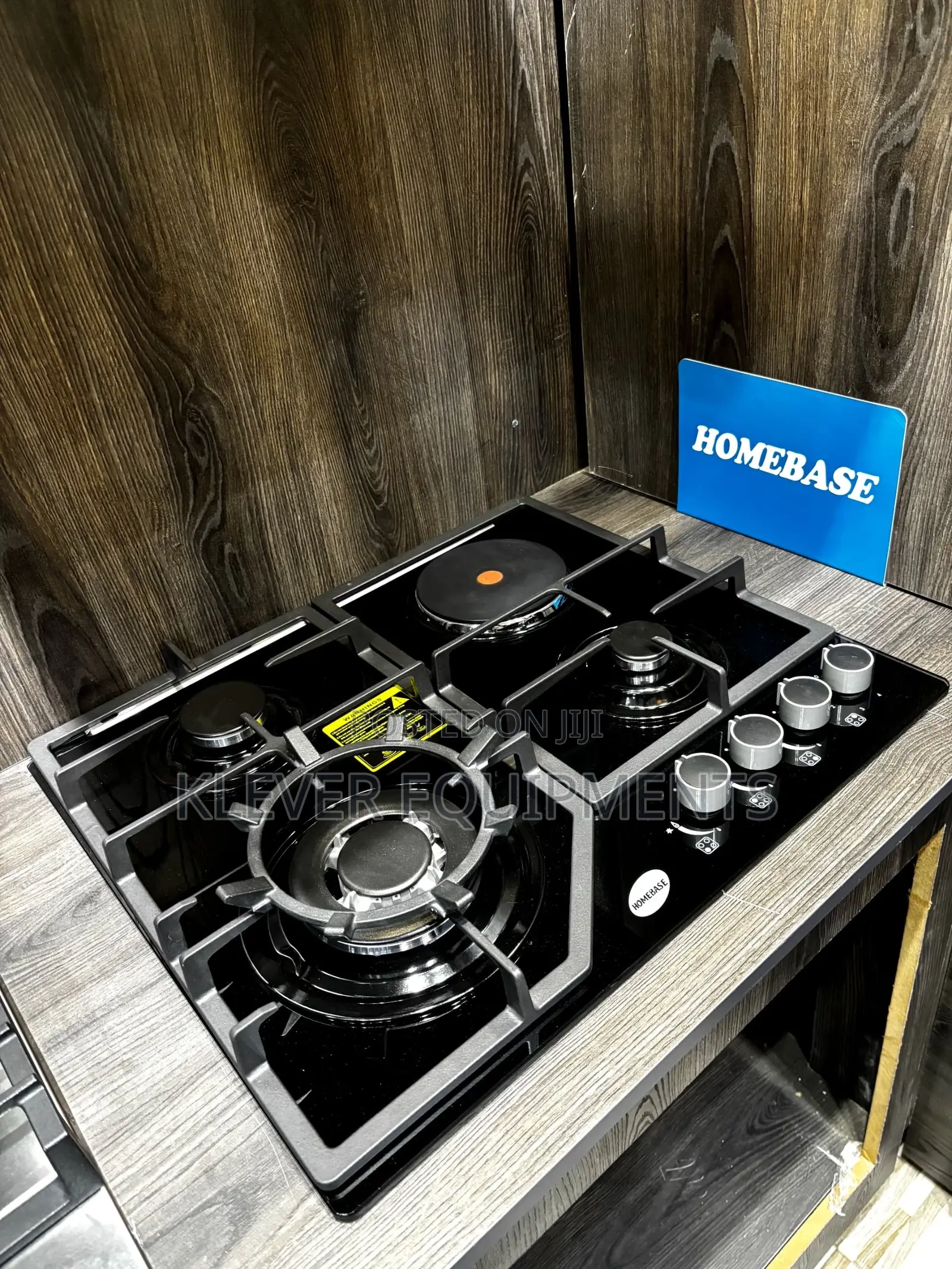 HOMEBASE 4 Gas Burner Glass COOKTOP ᴍᴏᴅᴇʟ; HB-GE-146