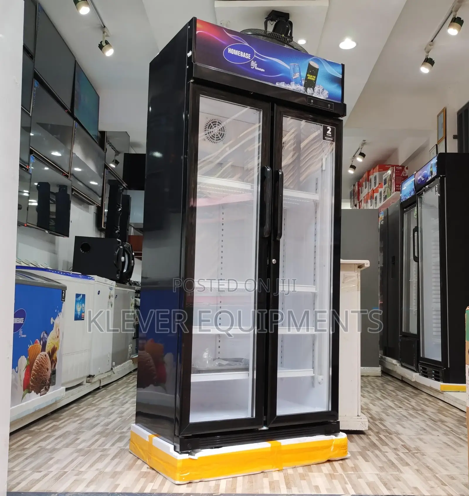HOMEBASE SHOWCASE FRIDGE 560litres ᴍᴏᴅᴇʟ: ʜʙ-560