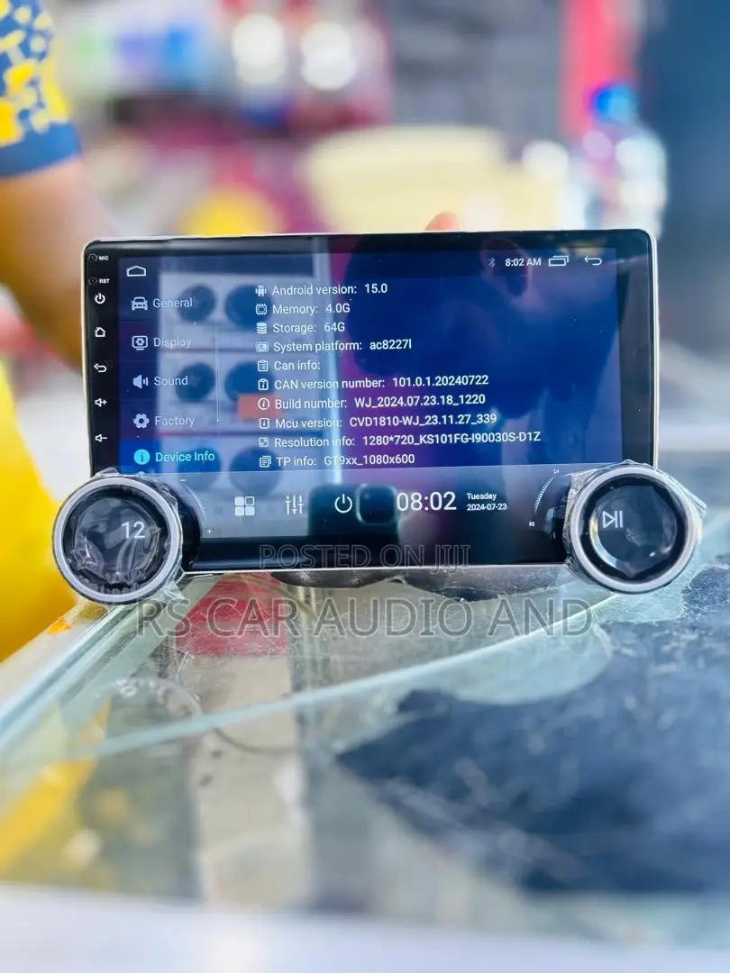Dual Knob Android Radio