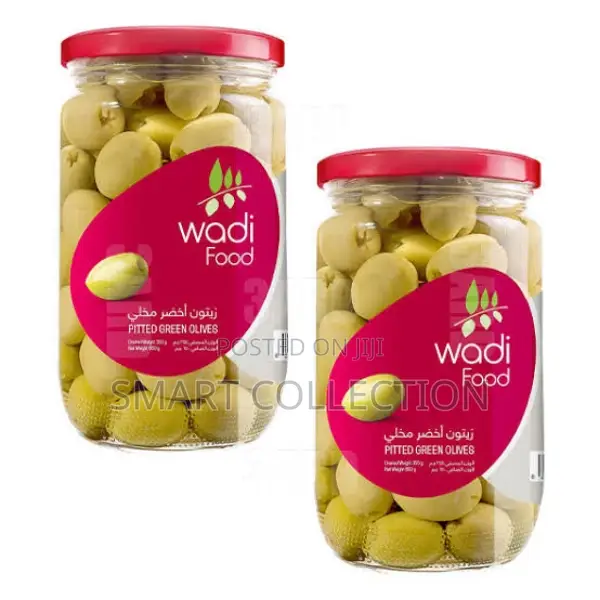 Wadi Food Pitted Green Olives - 350gm