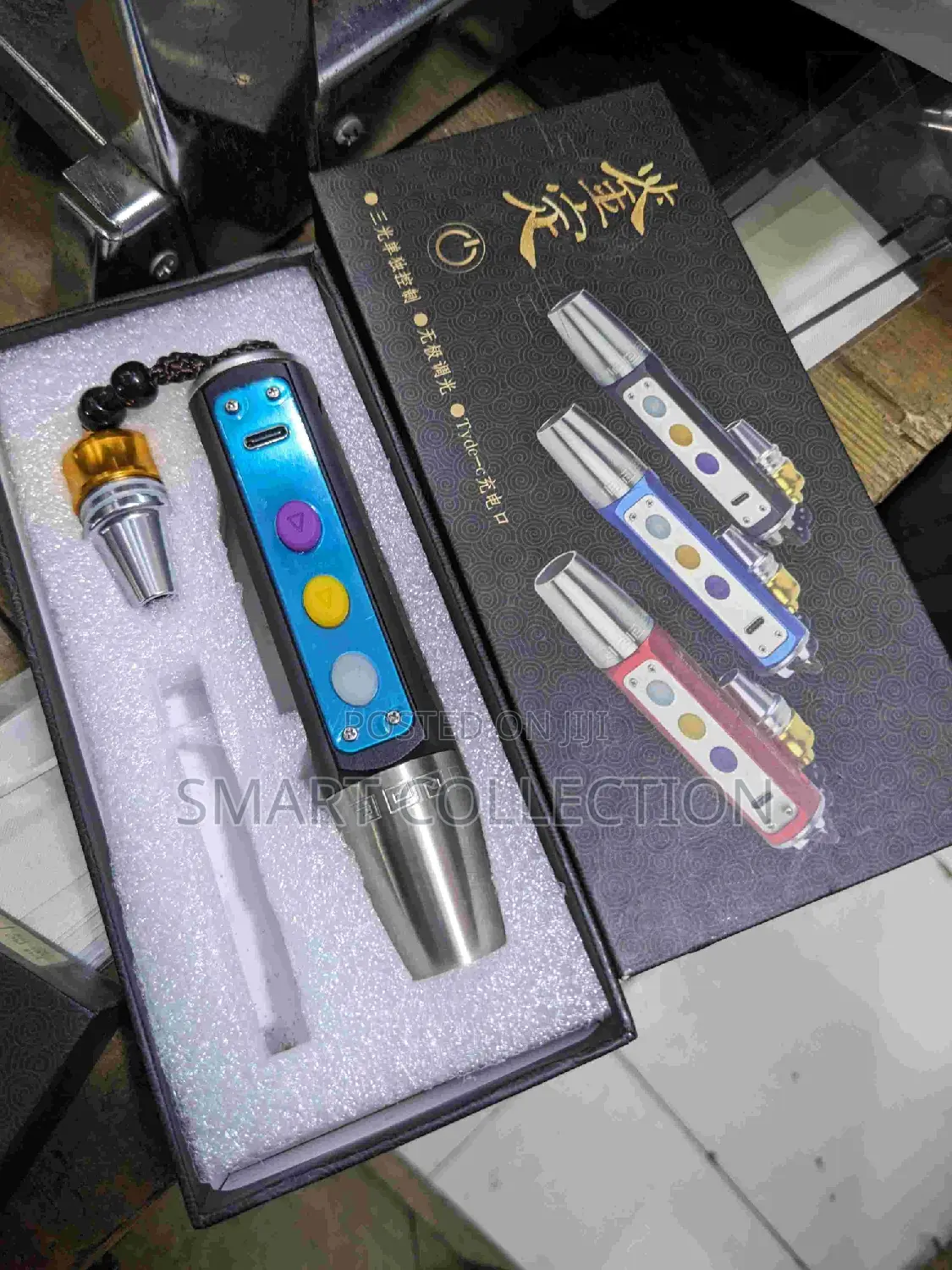 3 Lights Torch for Inspection of Gemstone and Banknotes