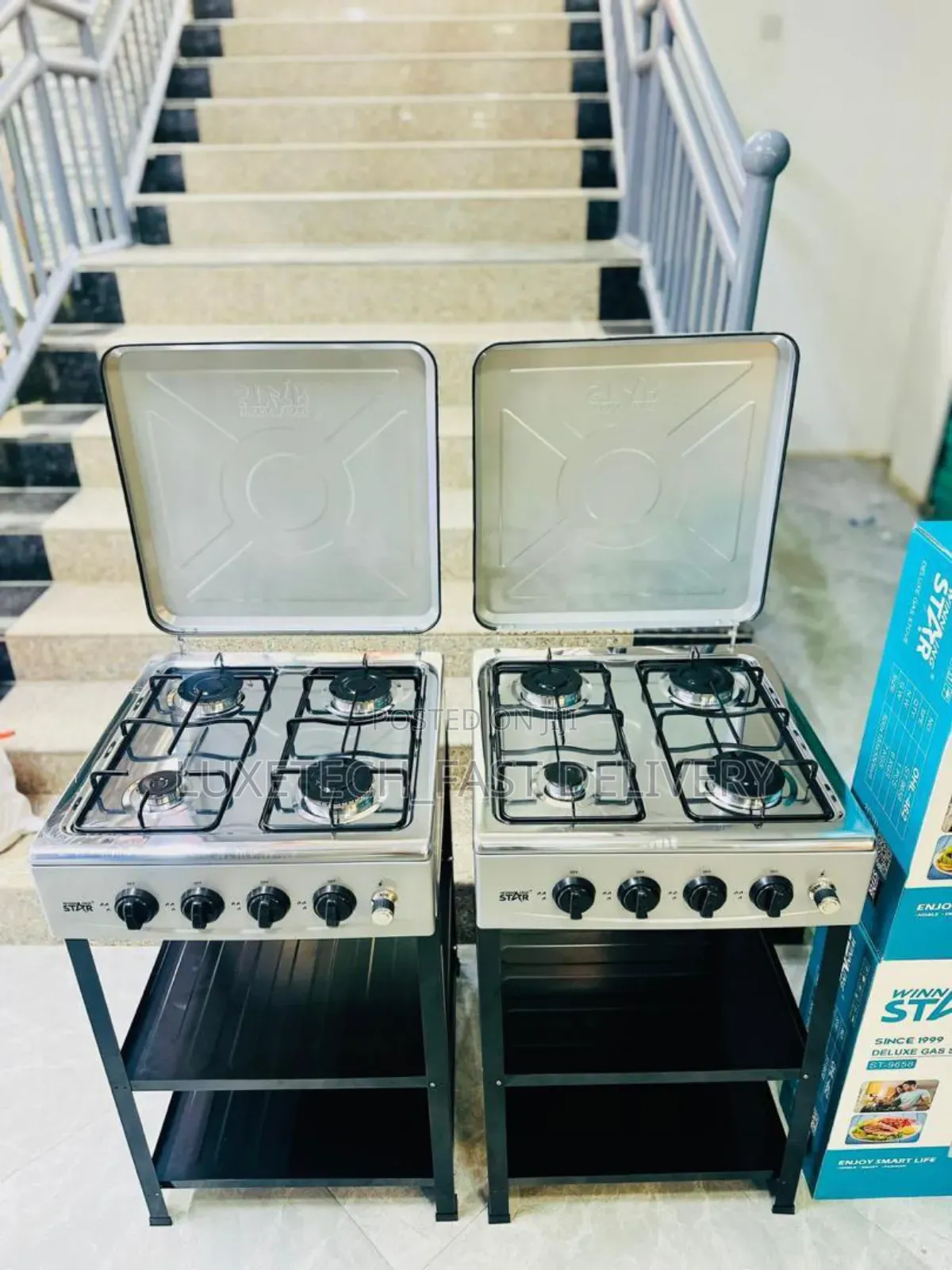 Winning Star 4 Burners Gas Stove Metal