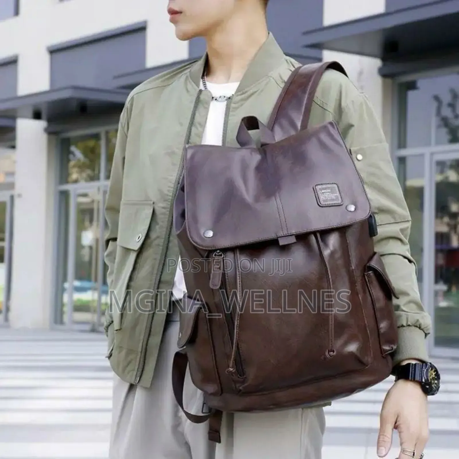 Leather Bag for Office Use