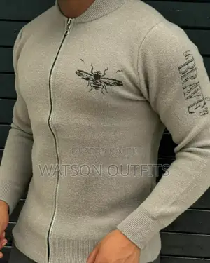Unisex Zip Cotton Swetas