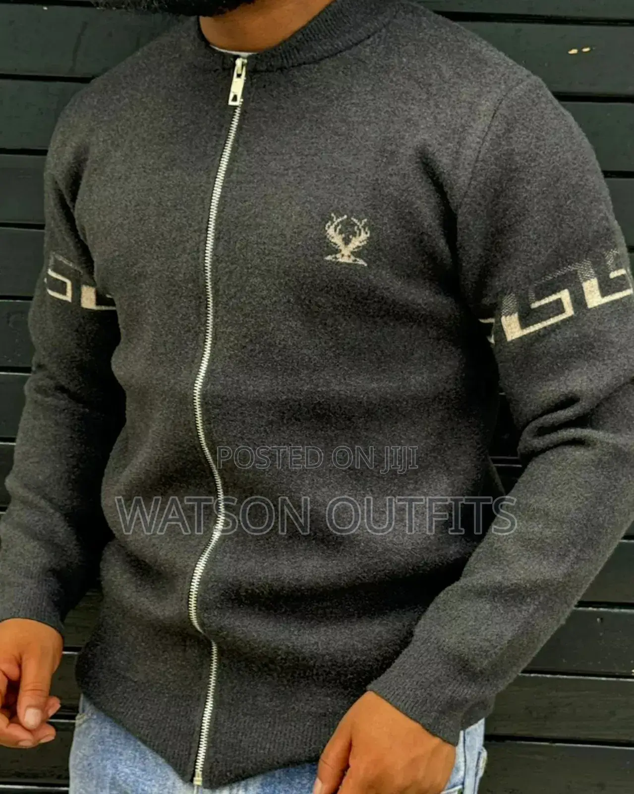 Unisex Zip Cotton Swetas